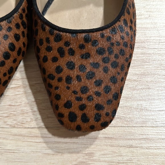 Rare Ann Taylor Leopard Mary Jane Flats 8.5 - Picture 13 of 15